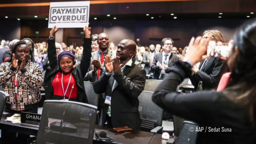 Leading calls for justice on climate damages